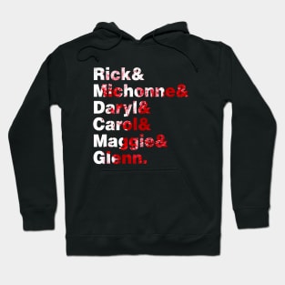 Rick & Michonne & Daryl & Carol & Maggie & Glenn Hoodie